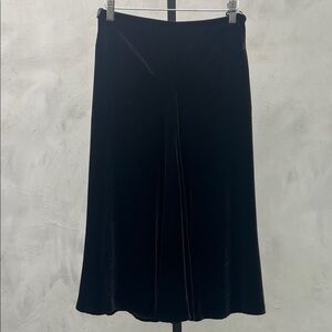 Moschino Elegant Brown Velvet Skirt